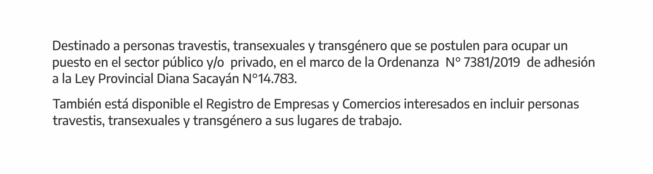 Inclusión laboral trans