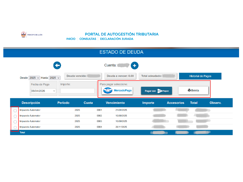 Términos y condiciones
